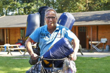 Op de fiets naar kamp